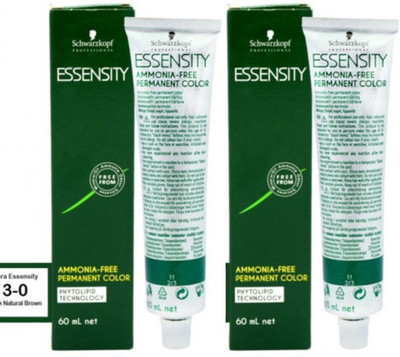 

Schwarzkopf Essensity Ammonia Free Permanent Pack of 2 Hair Color(3-0 Dark Brown)