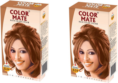 

Color Mate Cream Hair Color(Golden Copper)