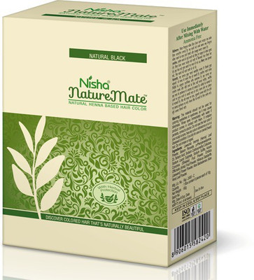 

Nisha Henna Based Hair Color(Natural Black)