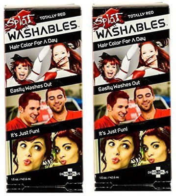 

Splat Washables - Electric Blue pack of 2 Hair Color