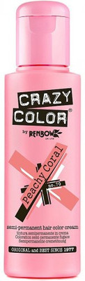 

Crazy Color Semi-Permanent Hair Color(Peachy Coral)