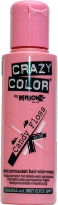 

Crazy Color Semi-Permanent Hair Color(Candy Floss)