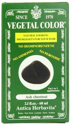 

Herbatint Vegetal Hair Color, Ash Chestnut, 2.1 fl oz Hair Color(Multicolor)