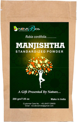 

Nova Bios Manjishtha Powder Hair Color(Brownish Black)