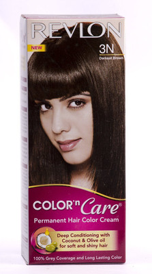 

Revlon Permanent Hair Color(Darkest Brown 3n)