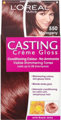 20% OFF on L'Oreal Paris Casting Creme Gloss Hair Color , Mahogany 550 on Flipkart 20% OFF on L'Oreal Paris Casting Creme Gloss Hair Color , Mahogany 550 on Flipkart