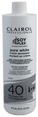 

Clairol Professional Soy4Plex Creme Hair Color Developer 40 Volume Hair Color(Pure White)