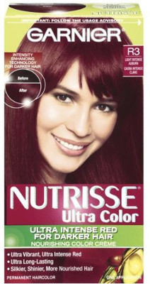 

Garnier Nutrisse Haircolor Hair Color(R3 Light Intense Auburn)
