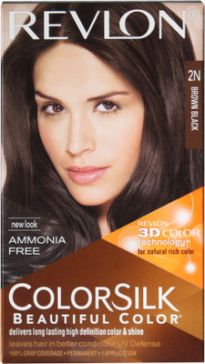 Revlon Colorsilk With 3D Technology , Brown Black 2N
