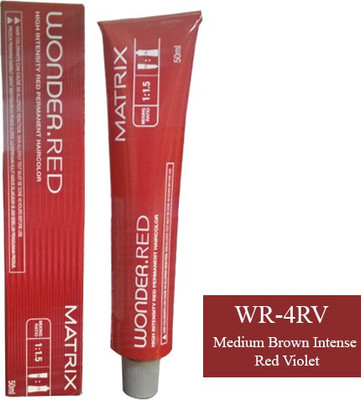 

Matrix Wonder Red Permanent Hair Color(WR-4RV Medium Brown Intense Red Violet)