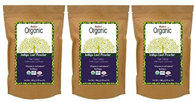 

Radico Organic Indigo Leaf Powder(3 In 1) Hair Color(Natural Hair Color)