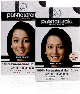 

Pure Naturals 100% Natural Hair Color(Soft Black)