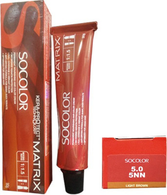 

Matrix Socolor Permanent Cream Hair Color(5.0 Light Brown)