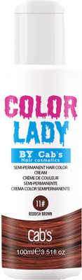 

Cab's Color Lady Semi-Permanent Hair Color(Reddish Brown - 11)