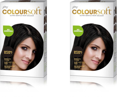 

Godrej Coloursoft Pack of 2 Hair Color(Natural Black)
