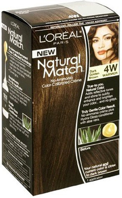 

L'Oreal Paris Natural Match No-Ammonia Color-Calibrated Creme Hair Color(Dark Golden Brown)