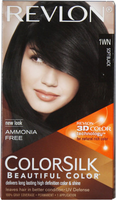 

Revlon Colorsilk With 3D Technology Hair Color(Soft Black 1WN)