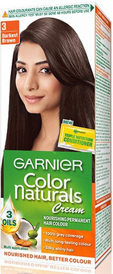 

Garnier Color Naturals Hair Color(Darkest Brown - 3)