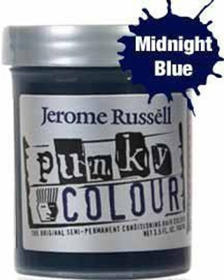 

Jerome Russell Punky Hair Color Creme, Midnight Blue, 3.5 Ounce by jerome russell [Beauty] Hair Color(Blue)