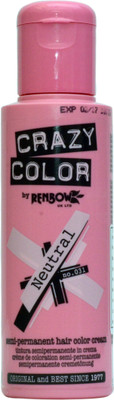 

Crazy Color Semi-Permanent Hair Color(Neutral)
