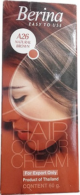 

Berina Cream Hair Color(A26 Natural Brown)
