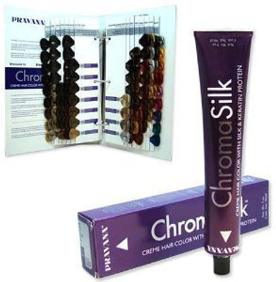 

Pravana ChromaSilk Creme Hair Color with Silk & Keratin Protein 10.1 Extra Light Ash Blonde Hair Color