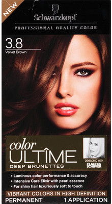 

Schwarzkopf Ultime 3.8 Velvet Brown Hair Color(3.8 Velvet Brown)
