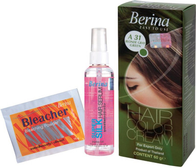 

Berina A31 Hair Color(Blonde Grey Green)