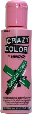 

Crazy Color Semi-Permanent Hair Color(Emerald Green)