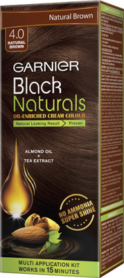 

Garnier Black Naturals Kit Shade 4 Hair Color(Natural Brown)