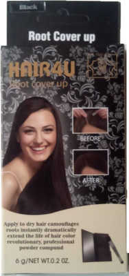 

HAIR4U Root Cover Up - Black Hair Color(Black)