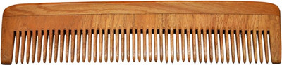 

Majik 100% Neem Wood Comb, Controls Hair Loss And Dandruff