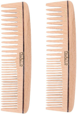 

Roots Wooden Dressing Comb for Long Straight Hair - Pack of 2