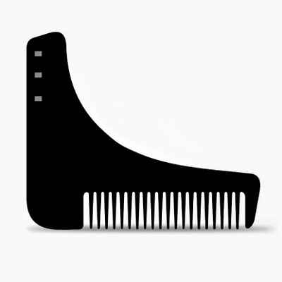 

The Man's World Beard Shaping & Styling Tool Comb