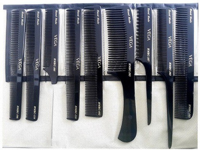 

VEGA Set of 9 Professional Combs