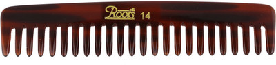 

ROOTS Wide Teeth Comb for Wavy/ Curly Thick Short Hair and Shampoo Use