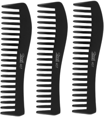

Roots Professional Detangling Combs - Black - Pack of 3