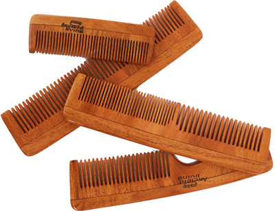 

Ancient Living Neem Wood Comb(set of 4)