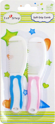 

1st Step 2 Pk Soft Grip Comb
