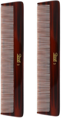 

Roots Brown Fine Teeth Comb for Fine long Straight Hair - Pack of 2