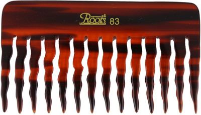 

ROOTS Wide Teeth Comb for Wavy/ Curly Thick Short Hair and Shampoo Use