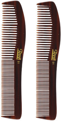 

Roots Brown Dressing Comb for Short Straight Hair - Pack of 2