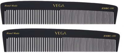 

Vega Graduated Black Dressing Comb HMBC-101 (Set of 2)