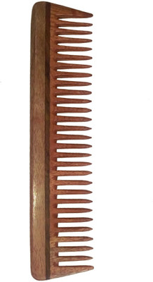 

Ginni Marketing Ginni Detangler Neem Wood Comb Regular Size(7.5 Inches )