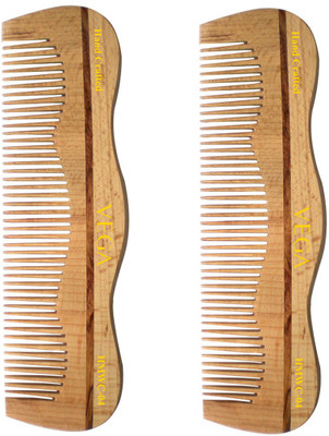 VEGA Styling Wooden Comb HMWC 04 Pack of 2