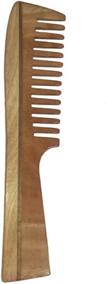 

Ginni Marketing Ginni Detangler (Regular Handle) Neem Wood Comb(7.5 Inches )