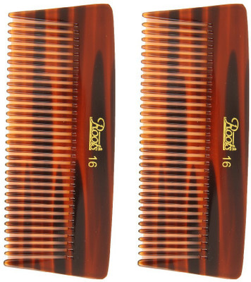 

Roots Brown Wide Teeth Comb for Thick Short Straight Hair - Pack of 2
