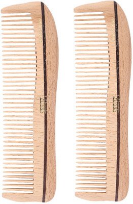 

Roots Wooden Fine Teeth Comb for Long Straight Hair - Pack of 2