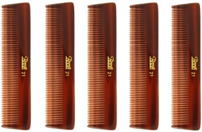 ROOTS Brown Pocket Comb - Pack of 5