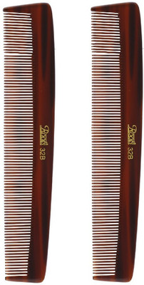 

Roots Brown Fine Teeth Comb for Fine long Straight Hair - Pack of 2
